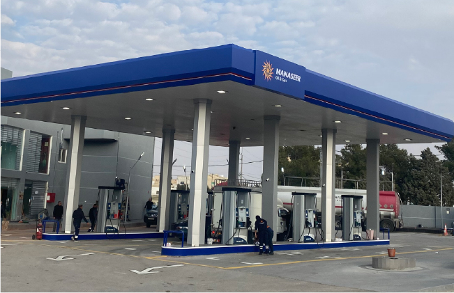 NEW GAS STATION Al Mazar AT YOUR SERVICE 